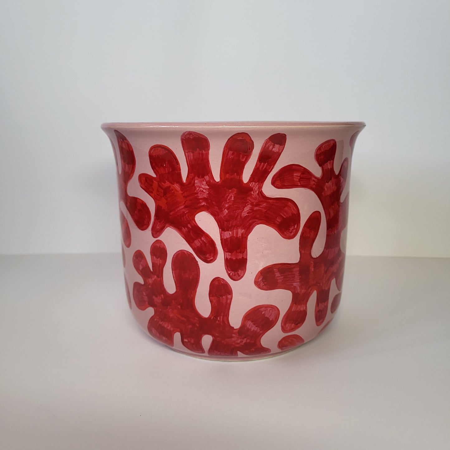 Large Hand Painted Planter