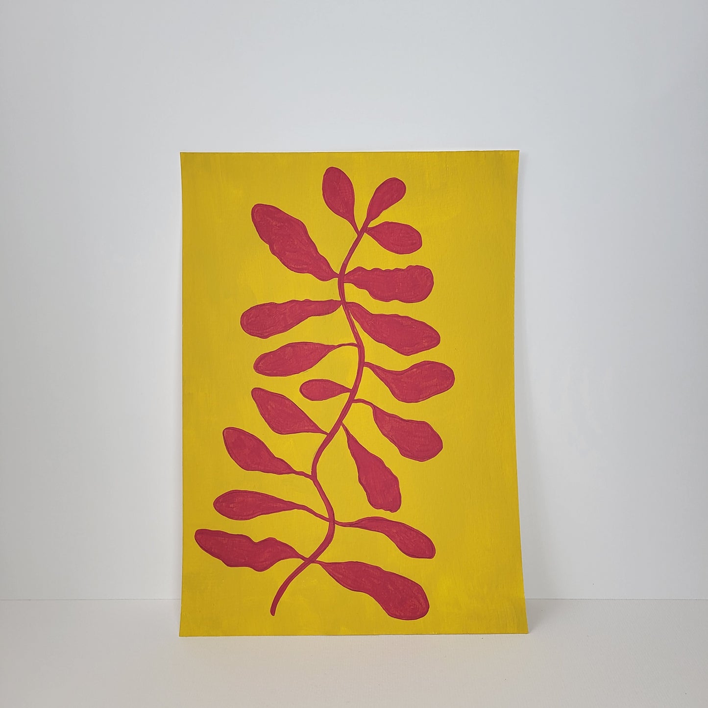 Yellow Seaweed Painting