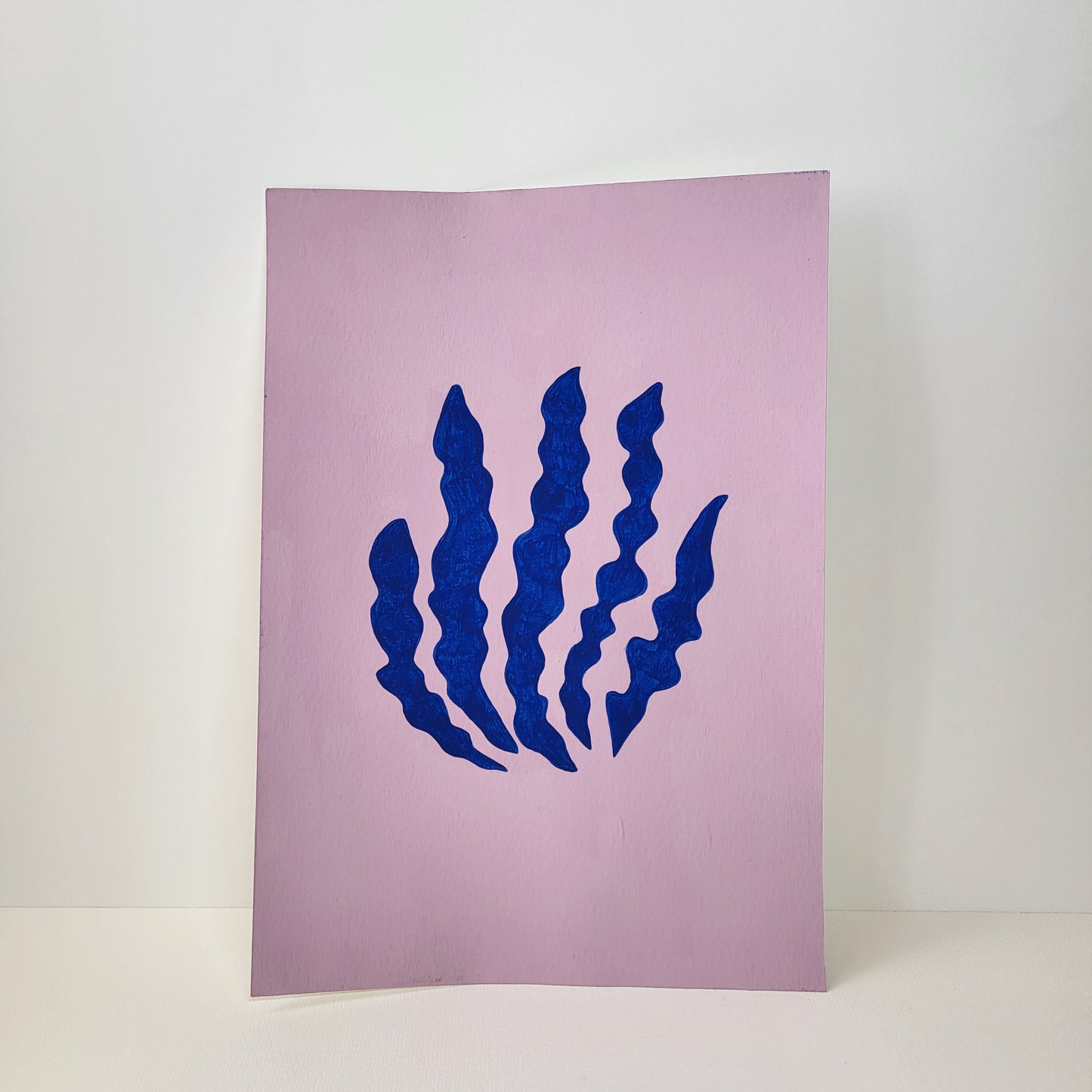 Lilac Seaweed Painting