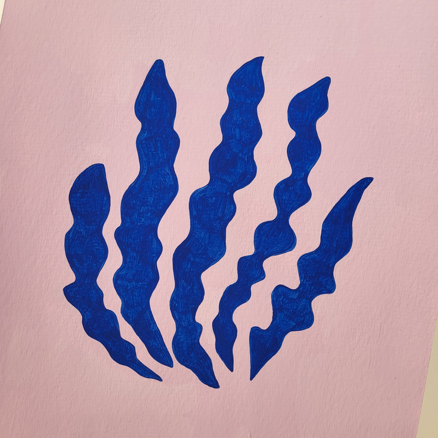 Lilac Seaweed Painting