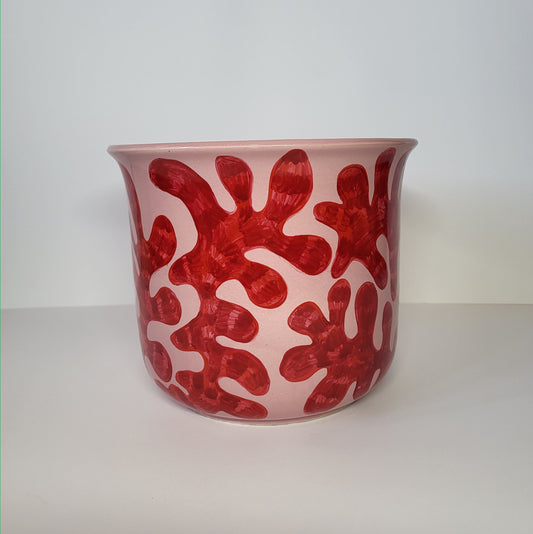 Large Hand Painted Planter