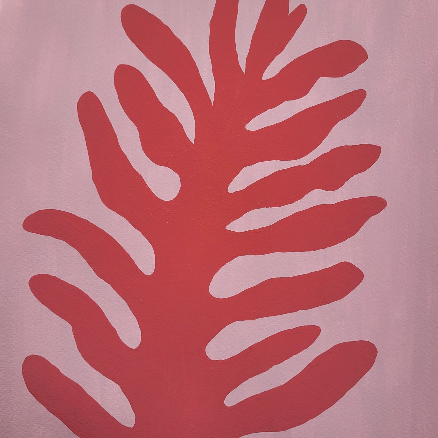 Lilac Leaf Painting