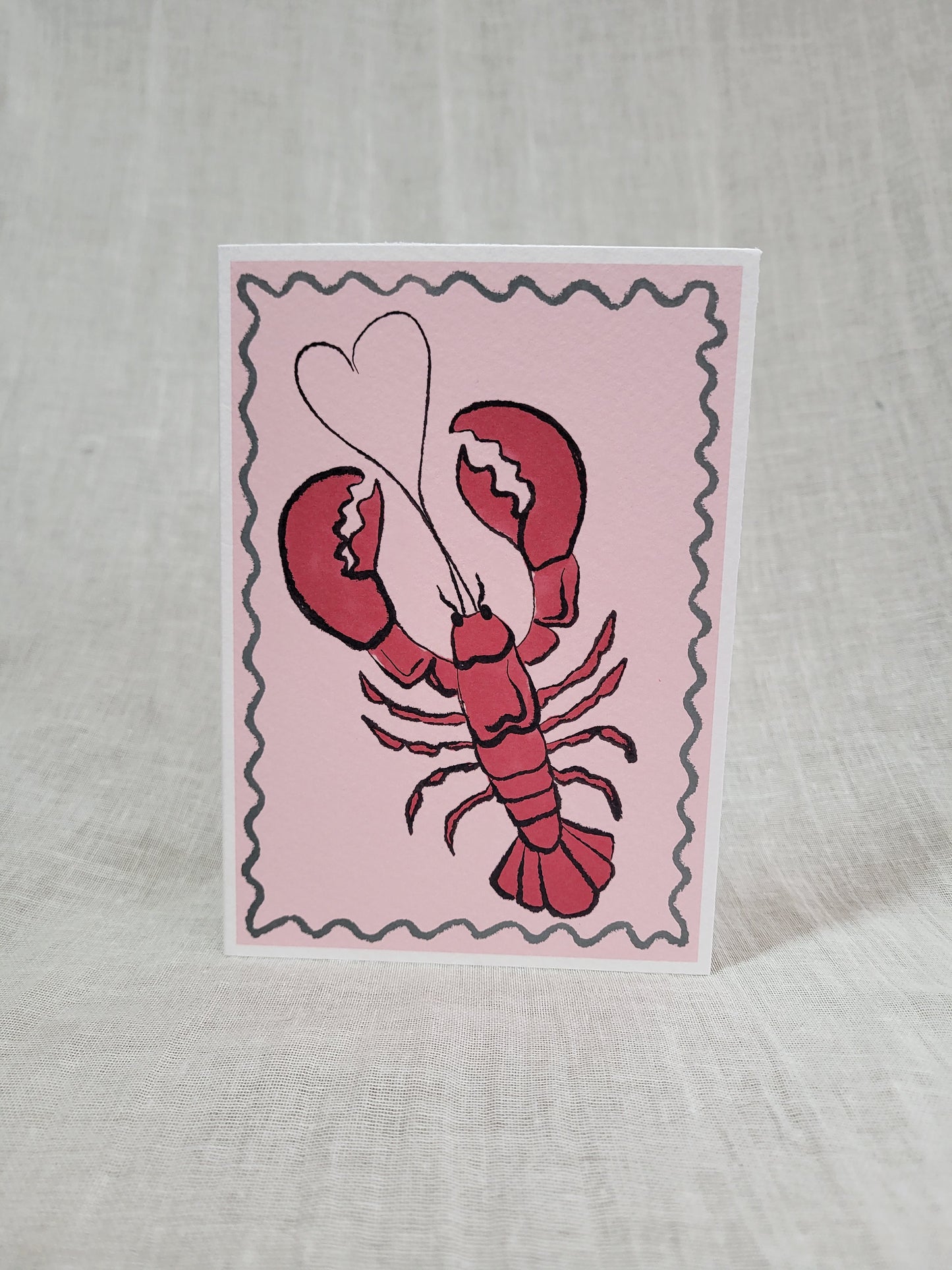 Lobster Greetings Card