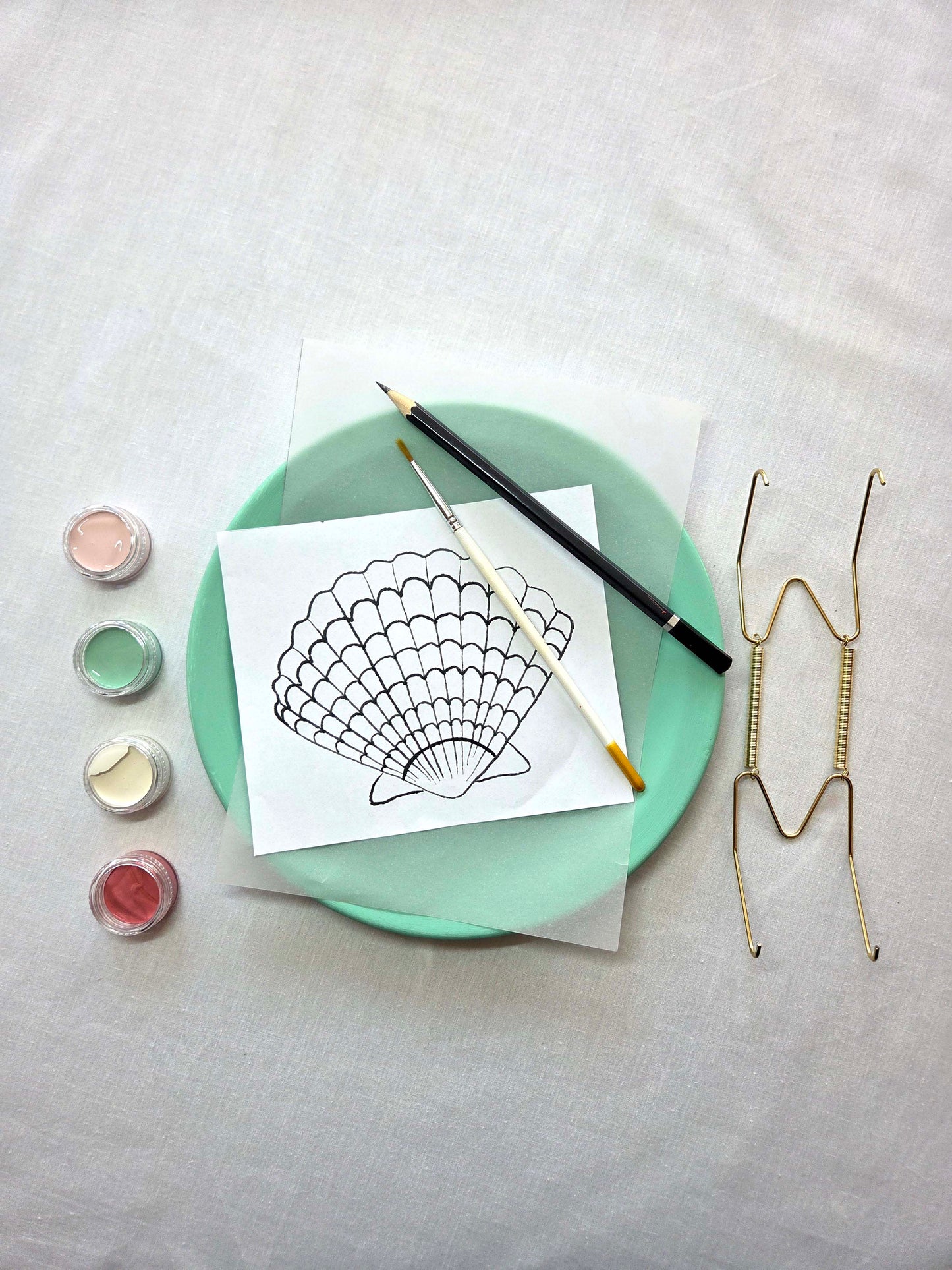 DIY Plate Painting Kit - Shell