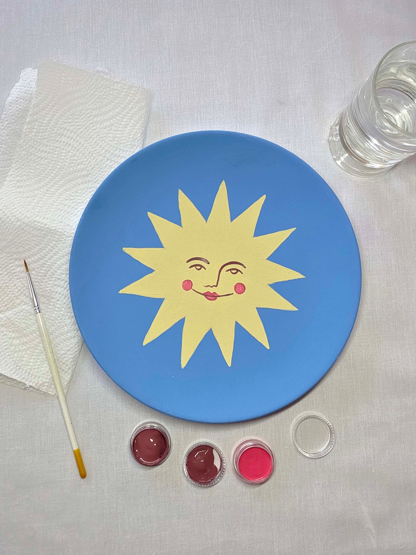 DIY Plate Painting Kit - Sun