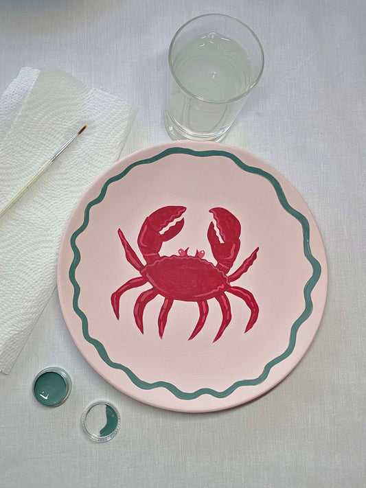 DIY Plate Painting Kit - Crab
