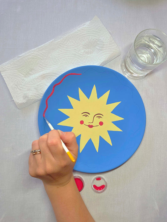 DIY Plate Painting Kit - Sun
