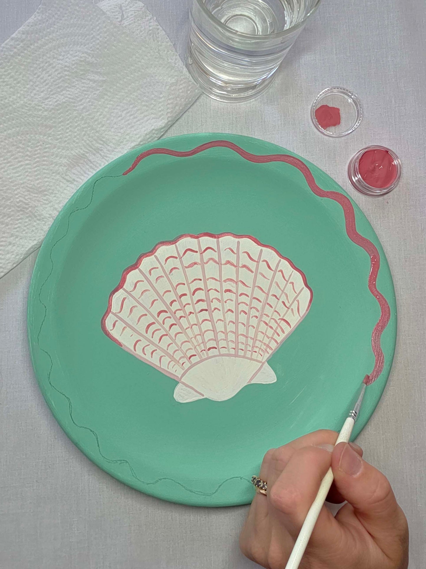 DIY Plate Painting Kit - Shell