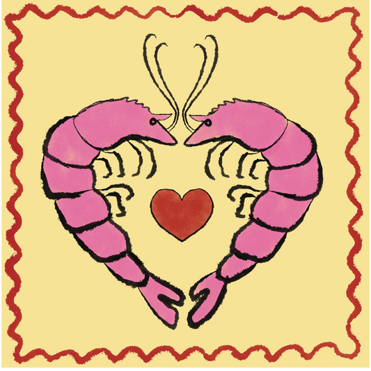Prawn Greetings Card